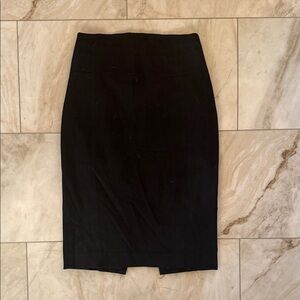 Express Elegant Black Pencil Skirt